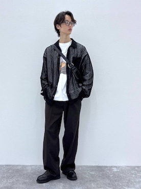 「RAGEBLUE（レイジブルー）のアイテム（Tシャツ/カットソー）」を使った、 koutaさん（メンズ・173cm）の秋コーディネート