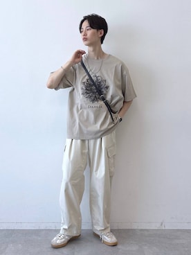 「アイテム（アナログ腕時計）」を使った、 koutaさん（メンズ・173cm）の夏コーディネート