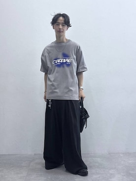 「SALOMON（サロモン）の【SALOMON/サロモン】XA PRO 3D V9G/スニーカー（スニーカー、ブラック系）」を使った、 koutaさん（メンズ・173cm）の夏コーディネート