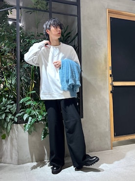 「RAGEBLUE（レイジブルー）のアイテム（カーディガン/ボレロ）」を使った、 koutaさん（メンズ・173cm）の秋コーディネート