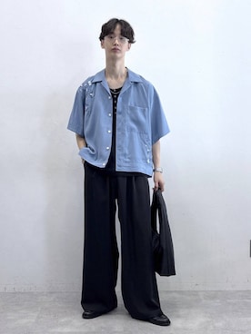 「RAGEBLUE（レイジブルー）のアイテム」を使った、 koutaさん（メンズ・173cm）の夏コーディネート