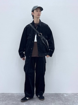 「RAGEBLUE（レイジブルー）のアイテム（パンツ）」を使った、 koutaさん（メンズ・173cm）の秋コーディネート
