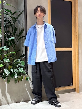 「アイテム（アナログ腕時計）」を使った、 koutaさん（メンズ・173cm）の夏コーディネート