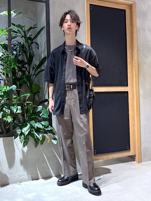 ステンレスデザインショートネックレス