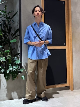 「アイテム（リング、ブラック系）」を使った、 koutaさん（メンズ・173cm）の夏コーディネート