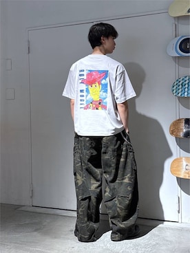 「アイテム（キーホルダー、グレー系）」を使った、 koutaさん（メンズ・173cm）の夏コーディネート
