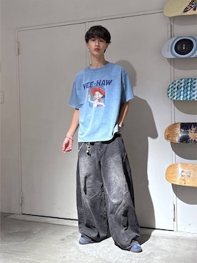「Disney（ディズニー）のアイテム」を使った、 koutaさん（メンズ・173cm）の夏コーディネート