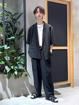 「アイテム（サンダル）」を使った、 koutaさん（メンズ・173cm・20代）の夏コーディネート
