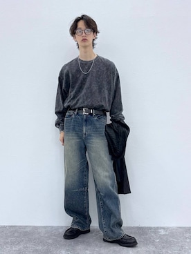 「RAGEBLUE（レイジブルー）のアイテム（パンツ）」を使った、 koutaさん（メンズ・173cm）の秋コーディネート