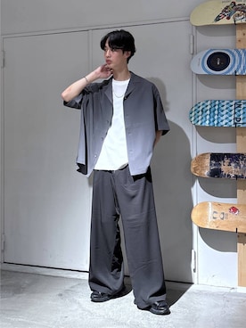 「RAGEBLUE（レイジブルー）のアイテム（シャツ/ブラウス）」を使った、 koutaさん（メンズ・173cm）の夏コーディネート