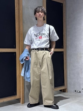 「RAGEBLUE（レイジブルー）のアイテム（バッグ）」を使った、 koutaさん（メンズ・173cm）の春コーディネート