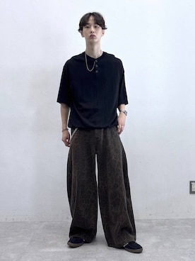 「adidas（アディダス）の【adidas/アディダス】SPEZIAL/スペツィアル/スニーカー（スニーカー、ブラック系）」を使った、 koutaさん（メンズ・173cm）の夏コーディネート