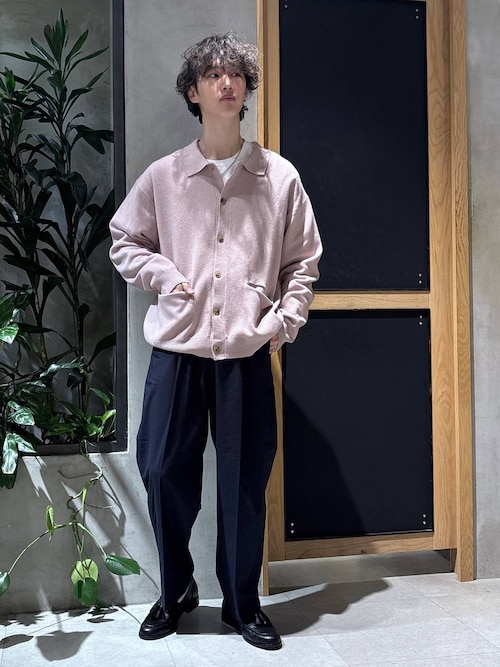 セール】Extra Fabric Design Tuck Slacks/TRWワンタックスラックス