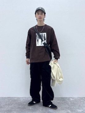 「アイテム（カーディガン/ボレロ）」を使った、 koutaさん（メンズ・173cm）の夏コーディネート