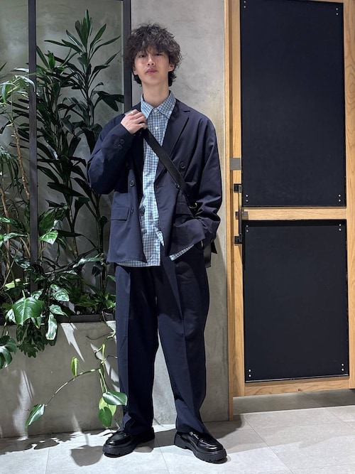 セール】Extra Fabric Design Tuck Slacks/TRWワンタックスラックス