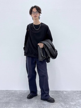 「ブレスレット」｜「アイテム（ブルゾン）」を使った、 koutaさん（メンズ・173cm）の秋コーディネート