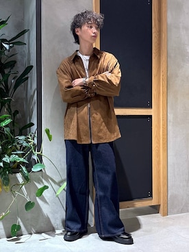 「RAGEBLUE（レイジブルー）のアイテム（パンツ）」を使った、 koutaさん（メンズ・173cm）の秋コーディネート