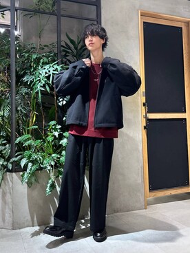 「アイテム（ブルゾン）」を使った、 koutaさん（メンズ・173cm・20代）の秋コーディネート