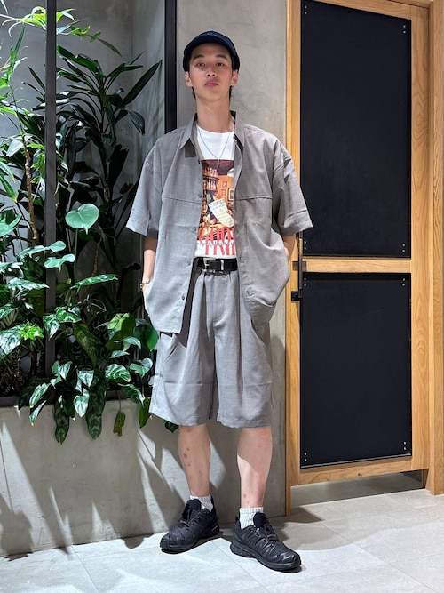 レトロフォトプリントTシャツ
