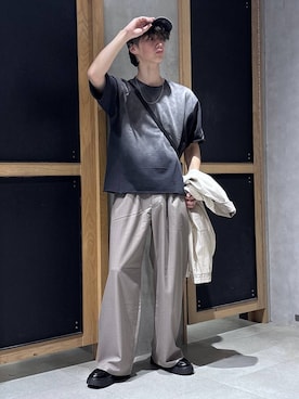 「RAGEBLUE（レイジブルー）のデザインメタルリング（リング、シルバー系）」を使った、 koutaさん（メンズ・173cm）の春コーディネート