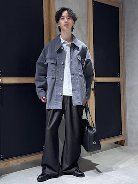 「RAGEBLUE（レイジブルー）のデザインメタルリング（リング、シルバー系）」を使った、 koutaさん（メンズ・173cm）の春コーディネート