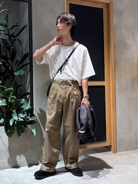「アイテム（ネックレス）」を使った、 koutaさん（メンズ・173cm・20代）の夏コーディネート