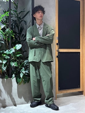 「アイテム（テーラードジャケット）」を使った、 koutaさん（メンズ・173cm）の夏コーディネート