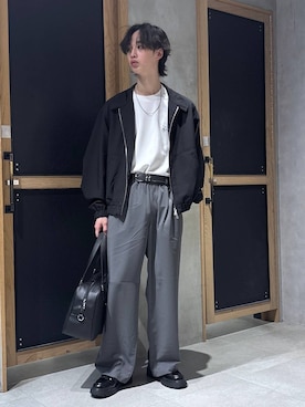 「RAGEBLUE（レイジブルー）のアイテム（ブルゾン）」を使った、 koutaさん（メンズ・173cm）の春コーディネート