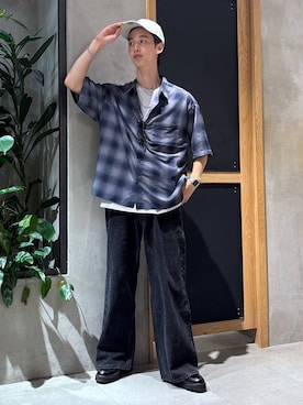 「アイテム（アナログ腕時計）」を使った、 koutaさん（メンズ・173cm）の夏コーディネート