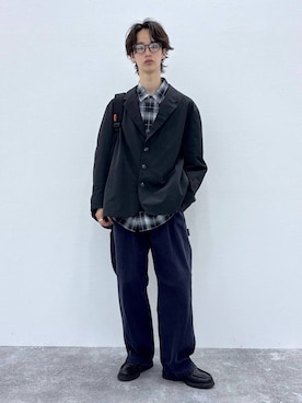「アイテム（テーラードジャケット）」を使った、 koutaさん（メンズ・173cm）の夏コーディネート