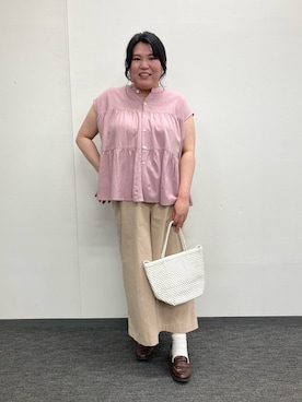 「collex（コレックス）のアイテム」を使った、Sacco.♡さん（骨格ストレート・レディース・162cm）の春コーディネート