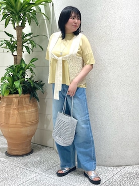 「MOHI（モヒ）のアイテム」を使った、Sacco.♡さん（レディース・162cm）の春コーディネート