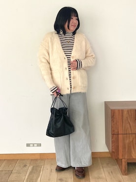 「collex（コレックス）のアイテム」を使った、Sacco.♡さん（レディース・162cm）の冬コーディネート