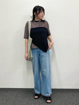 「collex（コレックス）のアイテム」を使った、Sacco.♡さん（レディース・162cm）の夏コーディネート