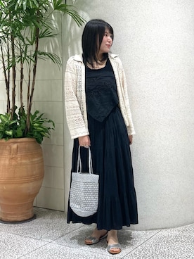 「collex（コレックス）のアイテム」を使った、Sacco.♡さん（レディース・162cm）の夏コーディネート