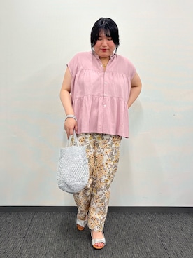 「collex（コレックス）のアイテム」を使った、Sacco.♡さん（レディース・162cm）の夏コーディネート