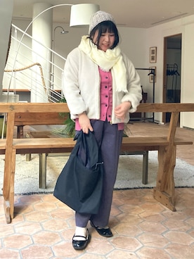 Sacco.♡さん（レディース・162cm）の冬コーディネート