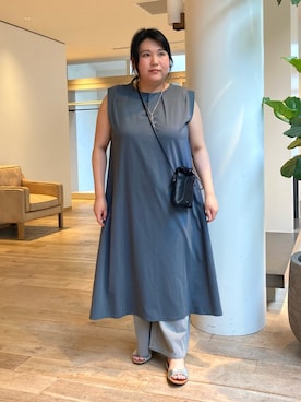 「アイテム（ワンピース）」を使った、Sacco.♡さん（レディース・162cm）の夏コーディネート