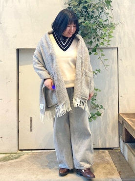 「collex（コレックス）のアイテム」を使った、Sacco.♡さん（レディース・162cm）の冬コーディネート