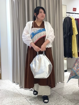 「アイテム（ワンピース）」を使った、Sacco.♡さん（レディース・162cm・20代）の夏コーディネート