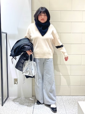 「アイテム（トレンチコート）」を使った、Sacco.♡さん（レディース・162cm）の秋コーディネート