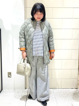 「アイテム（リング）」を使った、Sacco.♡さん（レディース・162cm）の秋コーディネート