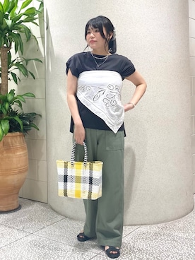「collex（コレックス）のアイテム」を使った、Sacco.♡さん（レディース・162cm）の夏コーディネート