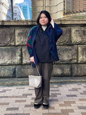「collex（コレックス）のアイテム」を使った、Sacco.♡さん（骨格ストレート・レディース・162cm）の冬コーディネート