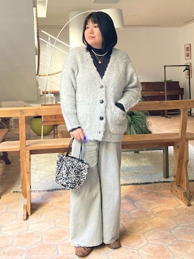 「collex（コレックス）のアイテム」を使った、Sacco.♡さん（レディース・162cm）の冬コーディネート