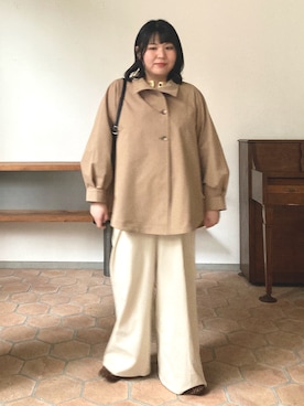 「collex（コレックス）のアイテム」を使った、Sacco.♡さん（レディース・162cm）の冬コーディネート