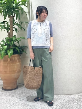 「collex（コレックス）のアイテム」を使った、Sacco.♡さん（レディース・162cm）の夏コーディネート