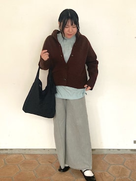 「collex（コレックス）のアイテム」を使った、Sacco.♡さん（レディース・162cm）の冬コーディネート