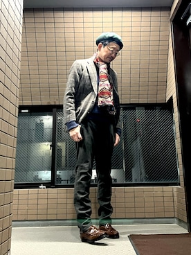 「PENDLETON（ペンドルトン）のアイテム」を使った、TERRYさん（メンズ・178cm）の冬コーディネート