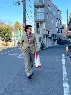 「RRL（ダブル アール エル）のアイテム」を使った、TERRYさん（メンズ・178cm）の冬コーディネート